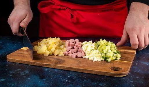 летняя окрошка на воде