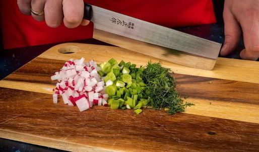 летняя окрошка на воде