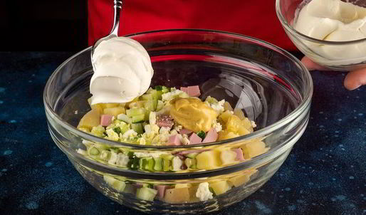 летняя окрошка на воде