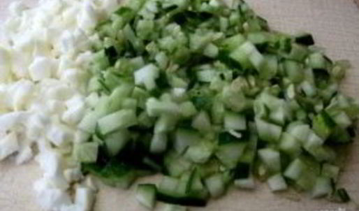 окрошка классическая с колбасой