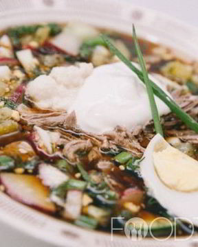 Окрошка мясная