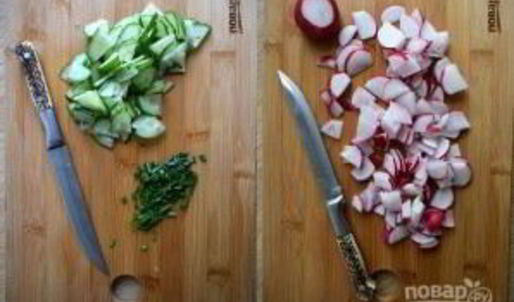 окрошка на майонезе