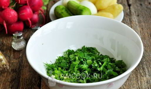 окрошка на минералке с майонезом