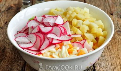 окрошка на минералке с майонезом