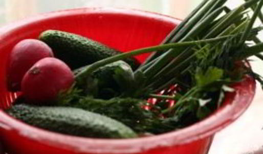 окрошка на минеральной воде