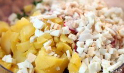 окрошка на минеральной воде