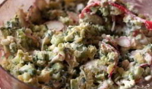 окрошка на минеральной воде