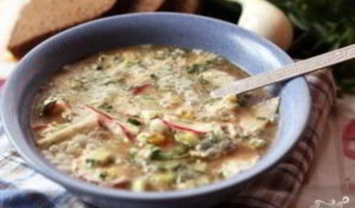 окрошка на минеральной воде