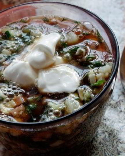 Рецепт окрошки на пиве