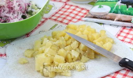 окрошка на сыворотке и сметане