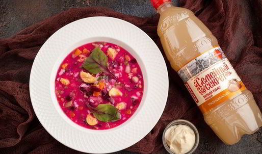 окрошка овощная