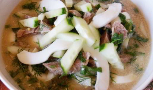 окрошка по-татарски