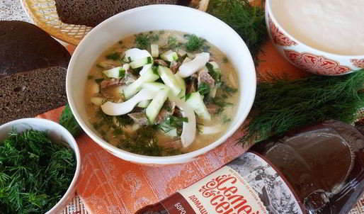 окрошка по-татарски