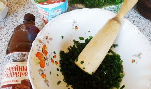 окрошка по-татарски