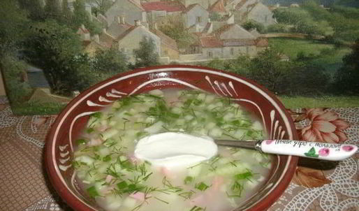 окрошка с лимонным соком sicilia