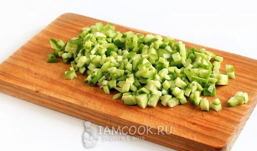 окрошка с мясом на кефире