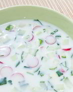 Окрошка с редиской