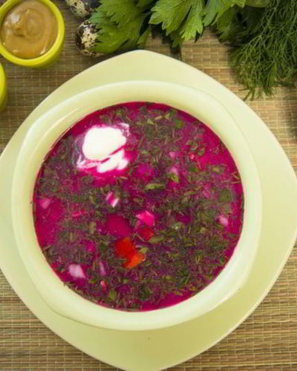 Рецепт окрошки со свеклой