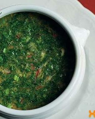 Постная окрошка на квасе