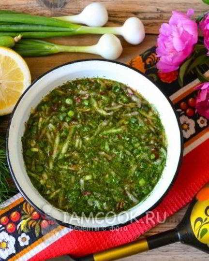 Рецепт сыроедческой окрошки