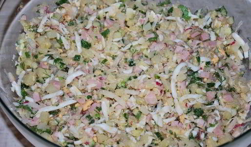 зимняя окрошка