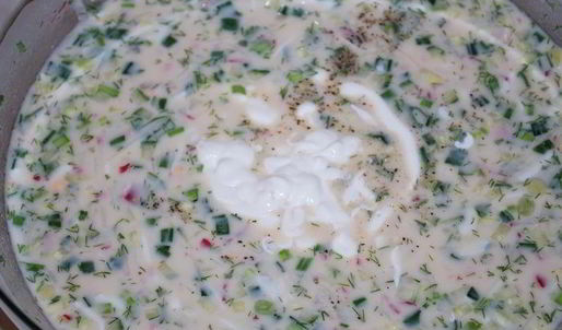 зимняя окрошка