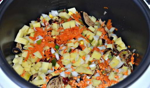 густой овощной суп