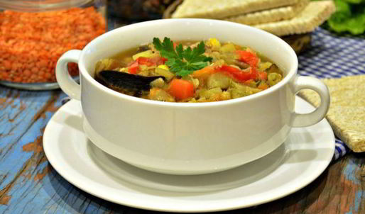 густой овощной суп