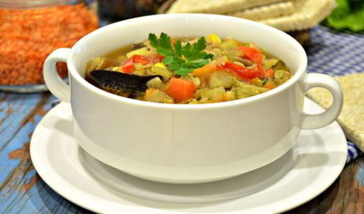 густой овощной суп