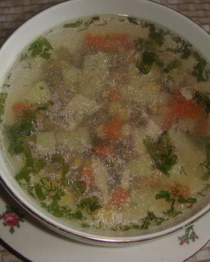 Рецепт куриного-овощного суп по-мекскански