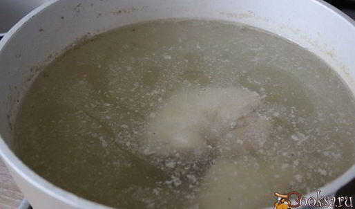 куриный суп с нутом и овощами