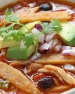 Легкий куриный суп с овощами