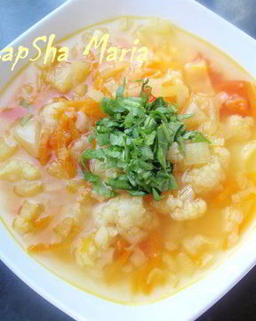 Летний овощной суп Настроение