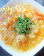 Летний овощной суп Настроение