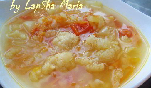 летний овощной суп настроение