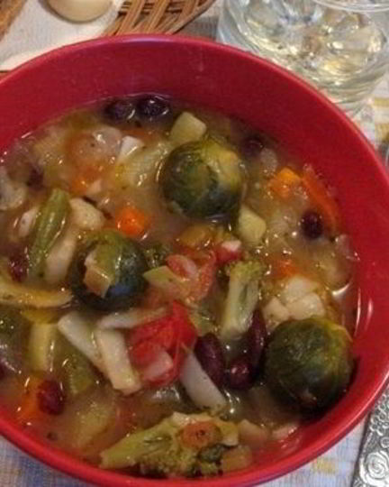 Рецепт минестроне овощной