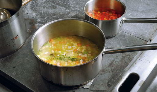 минестроне с дайконом и укропом