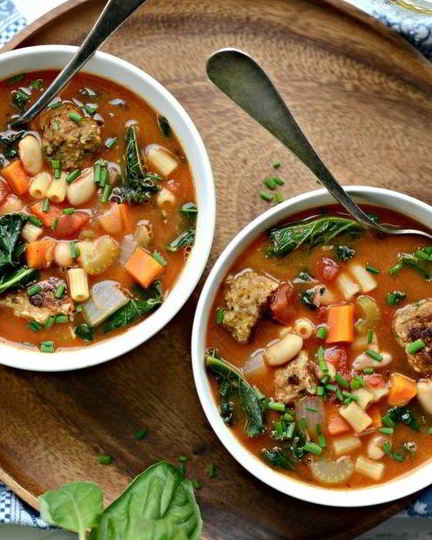 Рецепт минестроне с индейкой