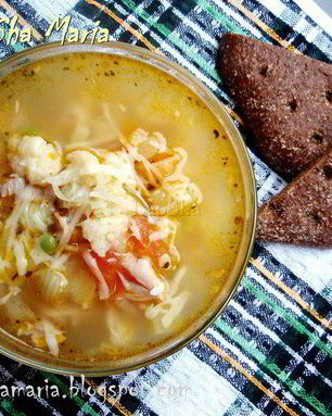 Минестроне с курицей