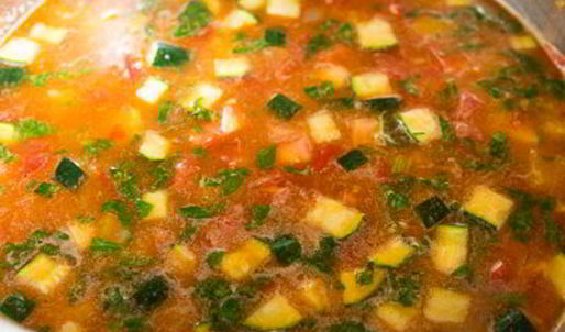 минестроне с песто