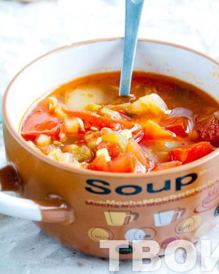 Рецепт овощного диетического супа