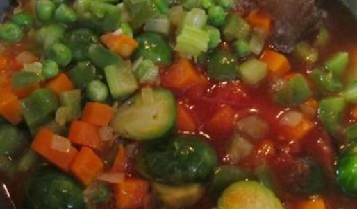 овощной, густой суп