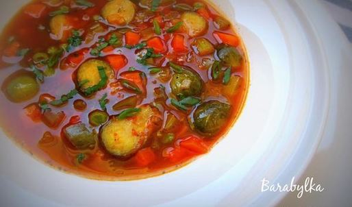 овощной, густой суп