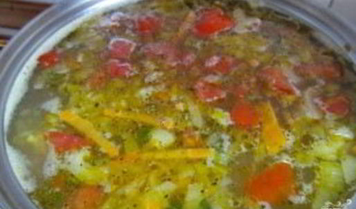 овощной суп с фрикадельками