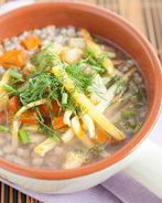 Овощной суп с гречкой