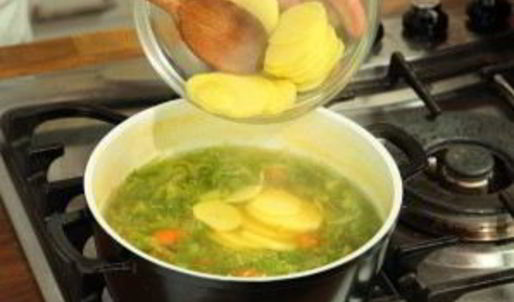 овощной суп с йогуртом