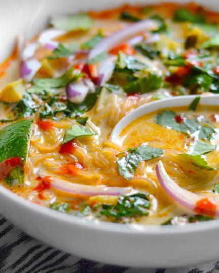 Рецепт овощного супа с карри