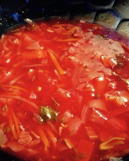 Рецепт овощной суп с курицей и курином филе