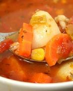 Овощной суп с перловкой