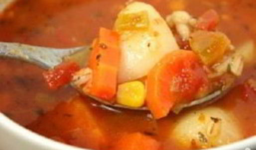 овощной суп с перловкой